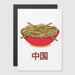 China-Nudeln Magnetkarte