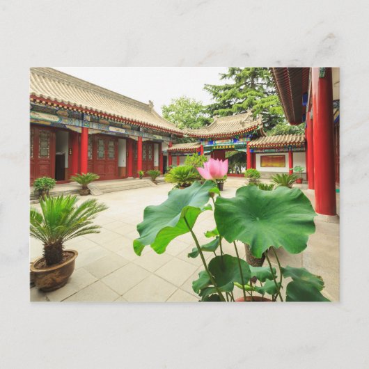 China Pagoda Interior Postkarte (Vorderseite)
