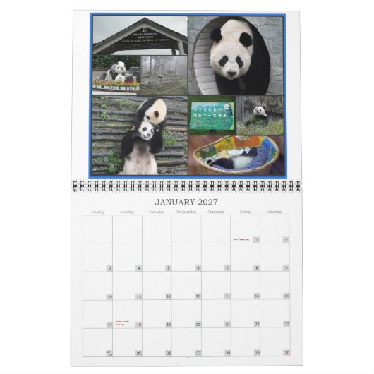 China-Panda-Abenteuer - Kalender 2012 (Jan 2027)