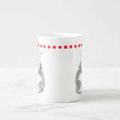 China Panda Bear Bone Porzellantasse (Vorderseite)