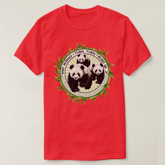 China Panda Bears T-Shirt (Design vorne)