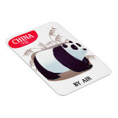 China Panda Reiseplakat Magnet (Rechte Seite)