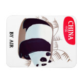 China Panda Reiseplakat Magnet (Horizontal)