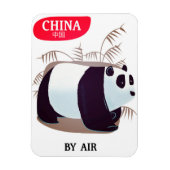 China Panda Reiseplakat Magnet (Vertikal)