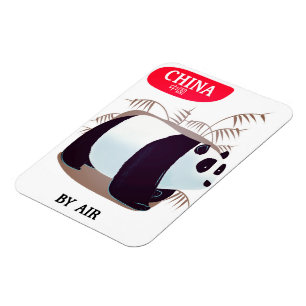 China Panda Reiseplakat Magnet