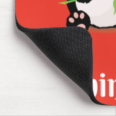 China Panda Reiseplakat. Mousepad (Ecke)