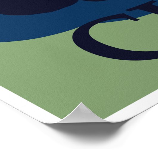 China Panda Vintage Poster (Ecke)