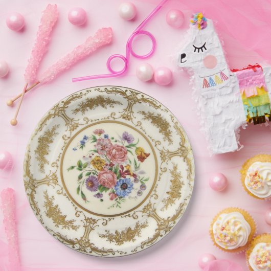 China-Papierplatte für antike Handlackierung Pappteller (Party)