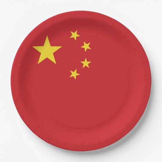 China Pappteller (Vorderseite)