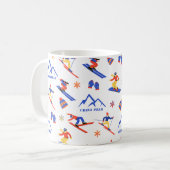 China Peak California Schneepult Muster Kaffeetasse (Vorderseite Links)