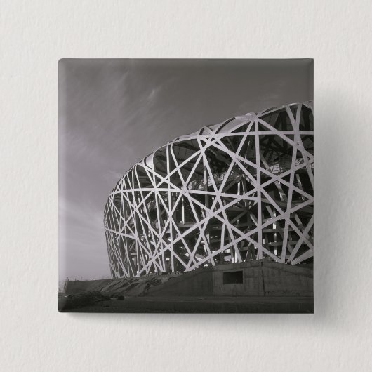 China, Peking. Nationalstadion, Veranstaltungsort Button (Vorderseite)