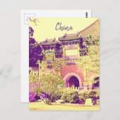 China Peking Park Peking Postkarte (Vorne/Hinten)