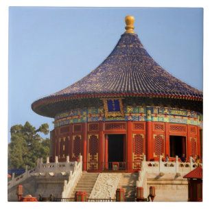 China, Peking, Tian Tan Park, Tempel des Himmels, Fliese