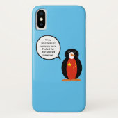China People's Republic Ms Penguin Case-Mate iPhone Hülle (Rückseite)