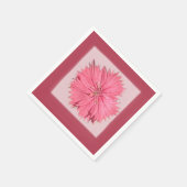 China Pink Paper Napkin Serviette (Ecke)
