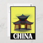China Postkarte (Vorne/Hinten)