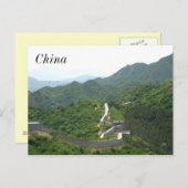 China Postkarte (Vorne/Hinten)