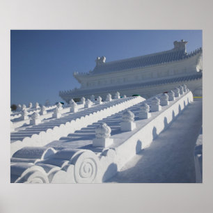 CHINA, Provinz Heilongjiang, Haerbin (Harbin). 2 Poster