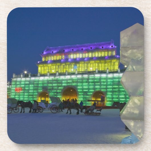 CHINA, Provinz Heilongjiang, Haerbin (Harbin). Untersetzer (Vorderseite)