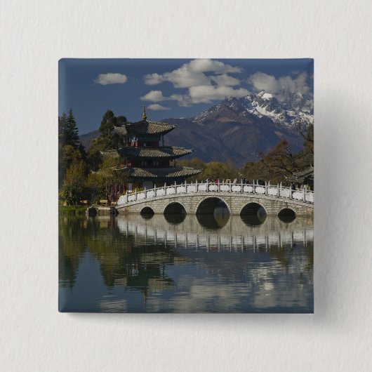 CHINA, Provinz Yunnan, Lijiang. Alt Lijiang Button (Vorderseite)