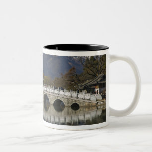 CHINA, Provinz Yunnan, Lijiang. Altstadt Lijiang Zweifarbige Tasse