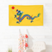 China Qing Dynastie Flag (chinesischer Drache) (as Banner (Insitu)