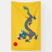 China Qing Dynastie Flag (chinesischer Drache) (as Banner (Vertikal)