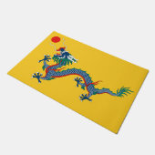 China Qing Dynastie Flag (chinesischer Drache) (as Fußmatte (Schrägansicht)