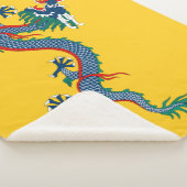China Qing Dynastie Flag (chinesischer Drache) (as Sherpadecke (3/4)