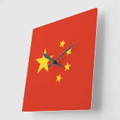 CHINA QUADRATISCHE WANDUHR (Winkel)