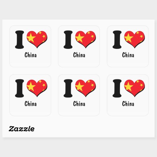 China Quadratischer Aufkleber (Blatt)