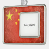 China Rahmen-Ornament Silber (Links)