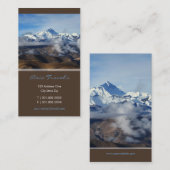 China-Reise-Foto Tibets Qomolangma Mt Everest Visitenkarte (Vorne/Hinten)