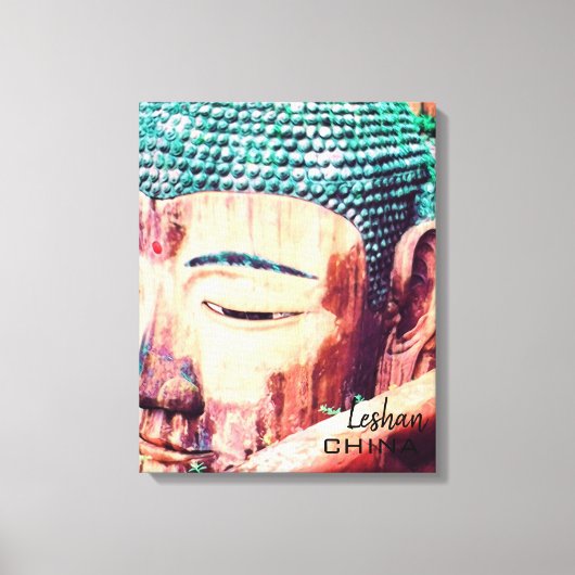 China Reise Leshan Riant Buddha Leinwanddruck (Vorderseite)