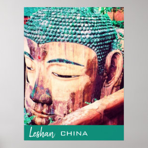 China Reise Leshan Riant Buddha Poster
