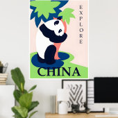 China Reiseplakat Poster (Heimbüro)