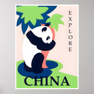 China Reiseplakat Poster