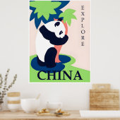 China Reiseplakat Poster (Küche)