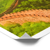China Reiseplakat Poster (Ecke)