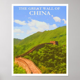 China Reiseplakat Poster