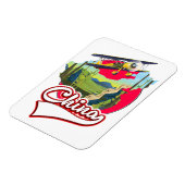 China Reiseplan Logo Magnet (Linke Seite)