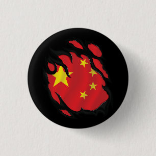 China-Rippfahne Button