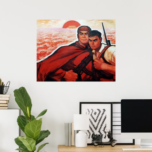 China Rote Armee Poster (Heimbüro)