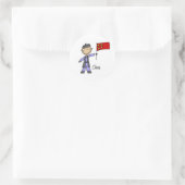 China Runder Aufkleber (Tasche)