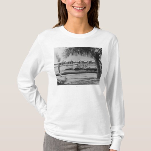 China-Scherer-Liegeplatz auf hawaiischer Insel T-Shirt (Vorderseite)