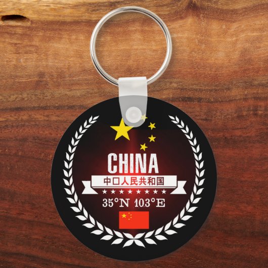 China Schlüsselanhänger (Vorderseite)