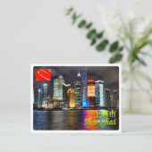 China - Shangai - Postkarte (Stehend Vorderseite)