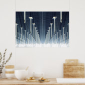 China, Shanghai | Flughafen Pudong Poster (Küche)