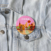 China Shanghai Reise Kunst Button (Beispiel)