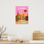 China Shanghai Reise Kunst Poster (Küche)